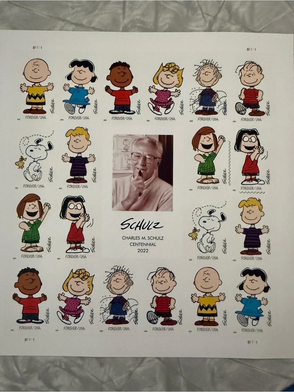 Schultz Peanuts Character Forever Stamps - 20 count